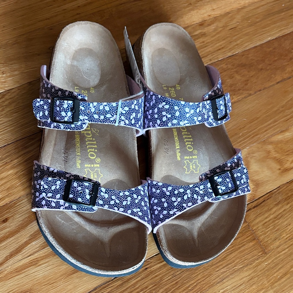 Papillio by Birkenstock Sydney Women's Sandals - pink and purple Floral